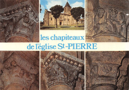 79 MELLE LES CHAPITEAUX DE L EGLISE SAINT PIERRE - Melle