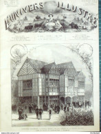 L'Univers Illustré 1878 N°1206 Cottage Mitrailleuse Gange Emile Levy Gallipoli Cuirassé Atrium Trocadéro A. Dumas - 1850 - 1899