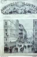 L'Univers Illustré 1878 N°1209 Catastrophe Rue Béranger Expo Pavillon Tusse Belfort (90) Dhaussonviller (54) - 1850 - 1899