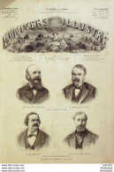 L'Univers Illustré 1884 N°1518 CAHORS Edouard BATAILLE Argentine BUENOS AIRES Gambetta - 1850 - 1899