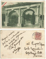 Croatia Pula Italy Occ.Era - Porta Gemina Gate - B/w PPC 6jan1920 X Pesaro - Croatie