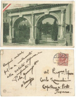 Croatia Pula Italy Occ.Era - Porta Gemina Gate - B/w PPC 6jan1920 X Pesaro - Kroatien