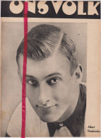Wielrenner Coureur  Albert Henderickx - Orig. Knipsel Coupure Tijdschrift Magazine - 1937 - Unclassified