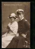 AK Portrait Kapitänleutnant Weddigen Mit Gemahlin  - Warships