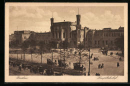 AK Breslau, Ausblick Zum Hauptbahnhof  - Schlesien