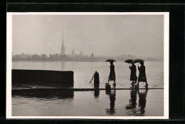 AK Leningrad, Hochwasser In Leningrad  - Russia