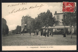 CPA Argenteuil, Carrefour De La Gare  - Argenteuil