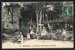 CPA Argenteuil, Le Jardin De La Grotte Du Trou à Sable  - Argenteuil