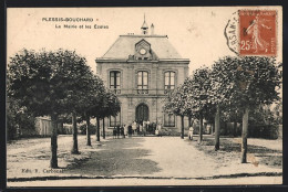 CPA Plessis-Bouchard, La Mairie Et Les Écoles  - Le Plessis Bouchard