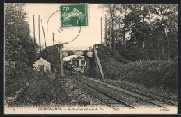 CPA Beauchamps, Le Pont Du Chemin De Fer  - Beauchamp