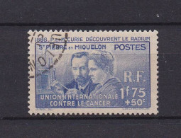 SAINT PIERRE ET MIQUELON 1938 TIMBRE N°166 OBLITERE PIERRE ET MARIE CURIE - Gebraucht