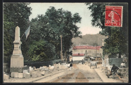 CPA Isle-Adam, Monument 1870-71, Strassenbauer Bei Der Arbeit  - L'Isle Adam