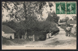 CPA Arronville, Le Lavoir Et Le Pont D`Héréville  - Other & Unclassified