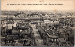 45 ORLEANS - Vue Plongeante Sur Le Pont Georges V & St Marceau - Orleans