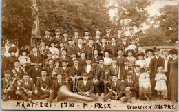 92 NANTERRE - CARTE PHOTO - La Fanfare De 1910, 1er Prix  - Nanterre