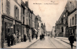 91 ETAMPES - La Rue Saint Jacques. - Etampes