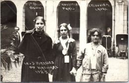 65 LOURDES - CARTE PHOTO - Les 3 Miracles National De 1923 - Lourdes