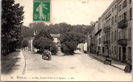 88 EPINAL - La Rue Jeanne D'arc Et Le Square. - Epinal