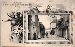 86 SAINT GERVAIS LES TROIS CLOCHERS - Souvenir Rue De La Poste - Other & Unclassified