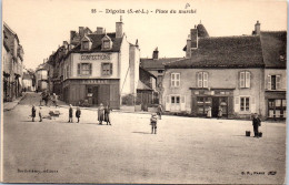 71 DIGOIN - La Place Du Marche  - Digoin