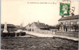 61 CONDE SUR SARTHE - Le Bourg Et Le Monument Aux Morts. - Autres & Non Classés