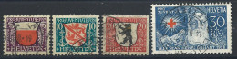 Suisse N°231/34 Obl (FU) 1928 - Armoiries Et J. H. Dunant - Oblitérés