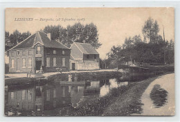 Belgique - LESSINES (Hainaut) Barquette (25 Septembre 1906) - LA CARTE POSTALE EST DÉCOLLÉE - Sonstige & Ohne Zuordnung