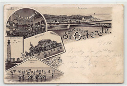 België - OOSTENDE (W. Vl.) Litho - Jaar 1896 - Oostende