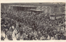 België - GENT (O. Vl.) Statie - Tram - FOTOKAART September 1924 - Gent