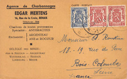 België - RONSE Renaix (O. Vl.) Kolenmijnbureau Edgar Mertens, 16 Kruisstraat - Renaix - Ronse