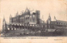 Belgique - MANAGE (Hainaut) Institut De La Sainte-Famille - Catastrophe Du 16 Janvier 1901 - Manage