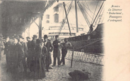 België - ANTWERPEN - Steamer Vaderland - Stuur Passagiers - Antwerpen