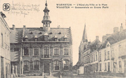 Belgique - WARNETON Waasten (Hainaut) L'Hôtel De Ville Et La Place - Comines-Warneton - Komen-Waasten