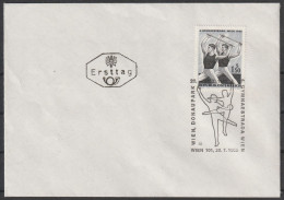 Österreich: 1965, FDC Blankobrief In EF, Mi. Nr. 1190, Gymnaestrada, Wien, 1,50 S. Turner Mit Turnstab,  ESoStpl. WIEN - Gymnastique