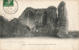 FRANCE- Troo - Ruines De La Chapelle Du Marchais (XIVe Siècle) - Carte Postale Ancienne - Vendome