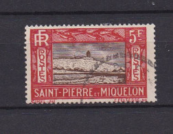 SAINT PIERRE ET MIQUELON 1932 TIMBRE N°157 OBLITERE PHARE - Oblitérés