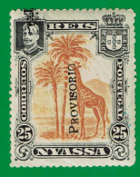 1903 Nyassa Local Provisorio Overprint Used #49 - Nyassaland