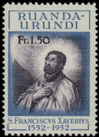 176** - 4e Centenaire De La Mort De / 4e Eeuwfeest Van Het Overlijden Van -  St François Xavier - RUANDA URUNDI - Nuovi