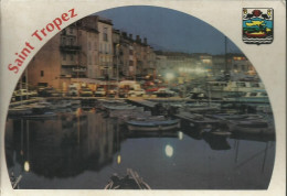 Saint-Tropez  - Les Quais La Nuit - Flamme Datée 5-8-87 De Saint-Tropez - (P) - Saint-Tropez