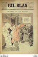 Gil Blas 1893 N°04 Guy MAUPASSANT Jean RICHEPIN Jean AJALBERT Bertrand FAUVEt Jean MADELINE - Revues Anciennes - Avant 1900