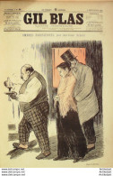 Gil Blas 1893 N°36 Aurélien SCHOLL Marcel LEGAY MEUSY François COPPEE Jacques MADELEINE - Zeitschriften - Vor 1900