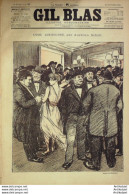 Gil Blas 1894 N°38 Aurélien SCHOLL P.MarcelLES E.HEROS Edmond HARAUCOURT DASTUGUE - Zeitschriften - Vor 1900