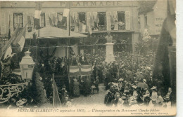 -58 - NIEVRE -FETES DE CLAMECY (17Septembre 1905) Inauguration Du Monument Claude Fillier - Clamecy