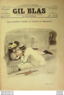 Gil Blas 1896 N°24 Gaétan De MEAULNE Léon DELERUE Théodore BOTREL ROLAND De MARES - Zeitschriften - Vor 1900