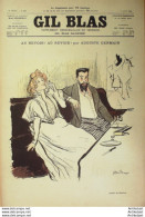 Gil Blas 1896 N°32 Auguste GERMAIN FRAGSON HEROS CELLARIUS PARROT L'ALLEE - Revues Anciennes - Avant 1900