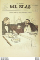 Gil Blas 1897 N°07 Aurélien SCHOLL Maurice BOUKAY GIBAUX BATTMANN François DE NION - Zeitschriften - Vor 1900