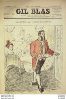 Gil Blas 1898 N°46 Jules CLARETIE Victor DELPY Léon ROZE - Revues Anciennes - Avant 1900