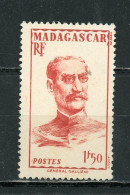 MADAGASCAR (RF) : CÉLÉBRITÉ - N° Yt 308 (*) - Ongebruikt