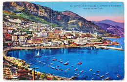 CPA 9 X 14 MONACO (5)  (Principauté) - Le Port Et La Condamine Vue Sur Monte-Carlo - Panoramic Views