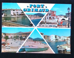 Cp, 83, Port Grimaud, Multi Vues, Voyagée 1970, Ed. Aris - Port Grimaud